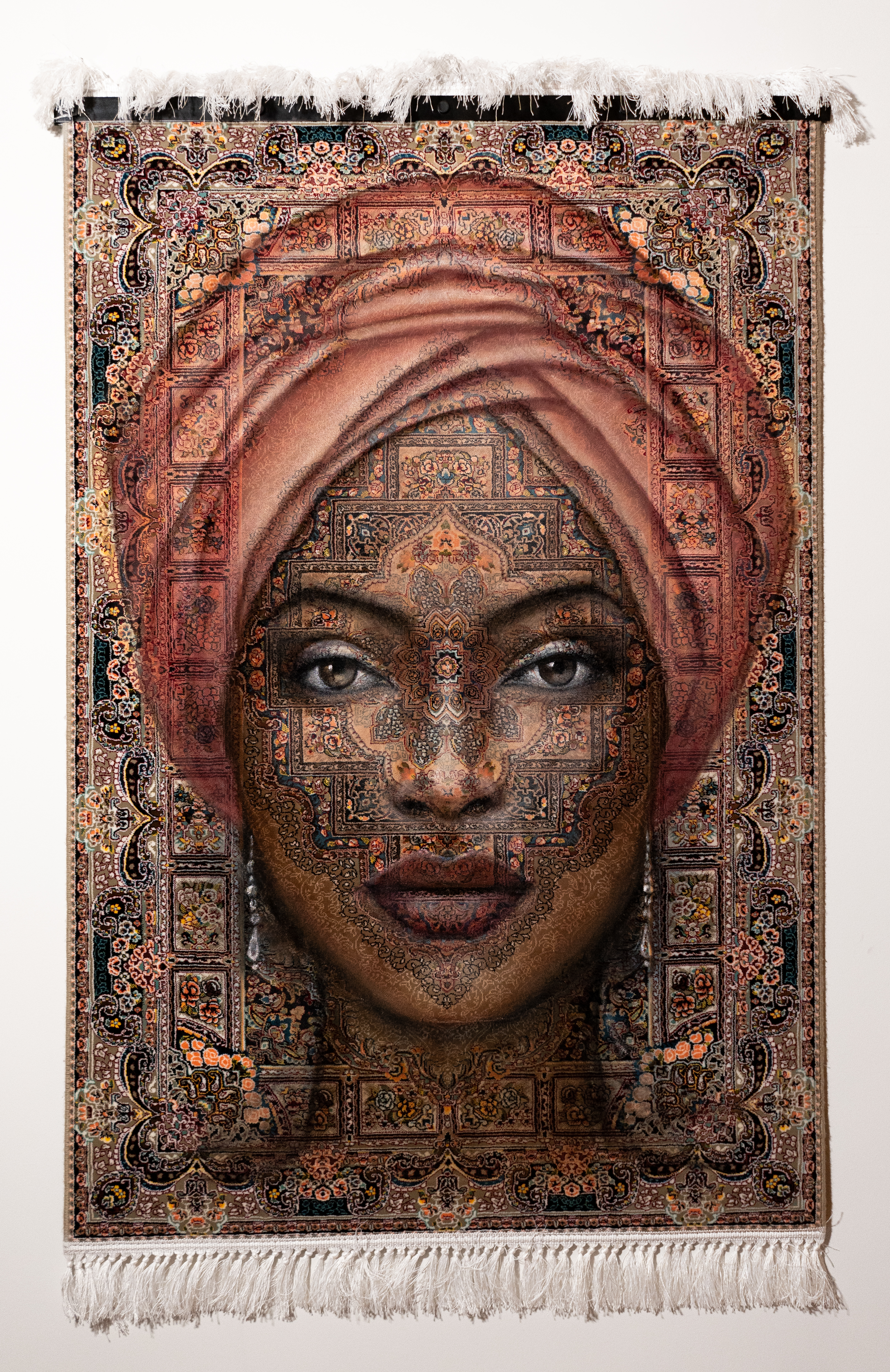 Artwork 1 on a persian rug